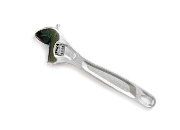 Adjustable wrench, half polished, Chrome plated surface, wide jaw opening, streamlined and humanism design
Size: 6" , 8" , 10" , 12" , 15" , 18"